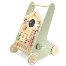 VIGA-PolarB-Wooden-Push-Walker-Green-Educational-3