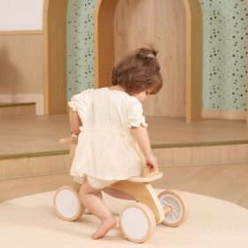 VIGA-PolarB-Wooden-Ride-on-Brown-Teddy-Bear-with-Soft-Wheels-3