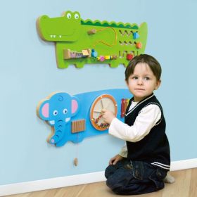 VIGA-Sensory-Manipulative-Board-Elephant-FSC-Montessori-Certificate-2