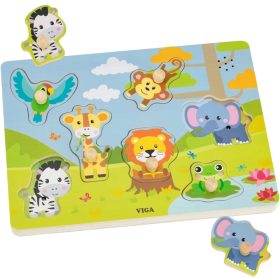 VIGA Sound Puzzle Match Exotic Animals