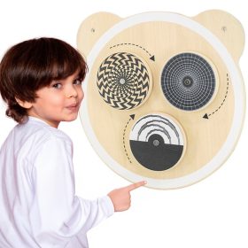 VIGA Wooden Board with Spinning Dots FSC Certificate