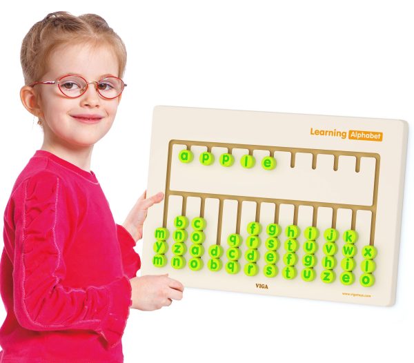 Viga-Toys-Alphabet-Learning-Sensory-Board Viga Toys Alphabet Learning Sensory Board