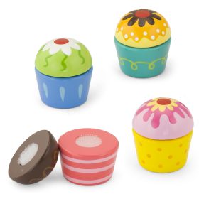 Viga Wooden Cookies Cupcakes 4 pcs