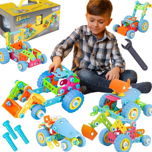 WOOPIE-6-in-1-STEM-Vehicle-Building-Block-Set WOOPIE 6-in-1 STEM Vehicle Building Block Set