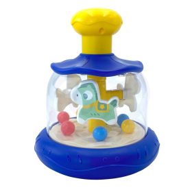 WOOPIE-BABY-Colorful-Horses-Blue-Spinning-Top-Carousel-with-Balls-1