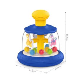 WOOPIE-BABY-Colorful-Horses-Blue-Spinning-Top-Carousel-with-Balls-3