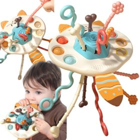 WOOPIE-BABY-Montessori-Sensory-Toy-Teether-Rattle-Multifunctional-Fox WOOPIE BABY Montessori Sensory Toy Teether Rattle Multifunctional Fox