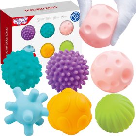 WOOPIE BABY Sensory Squeeze Blocks 6 pcs.