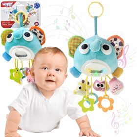WOOPIE-Baby-Plush-Elephant-Interactive-Musical-Cuddly-Toy-with-Pendants-and-Teethers WOOPIE Baby Plush Elephant Interactive Musical Cuddly Toy with Pendants and Teethers