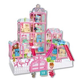 WOOPIE-Dollhouse-Villa-with-Accessories-and-Illuminated-Doll-275pcs-1