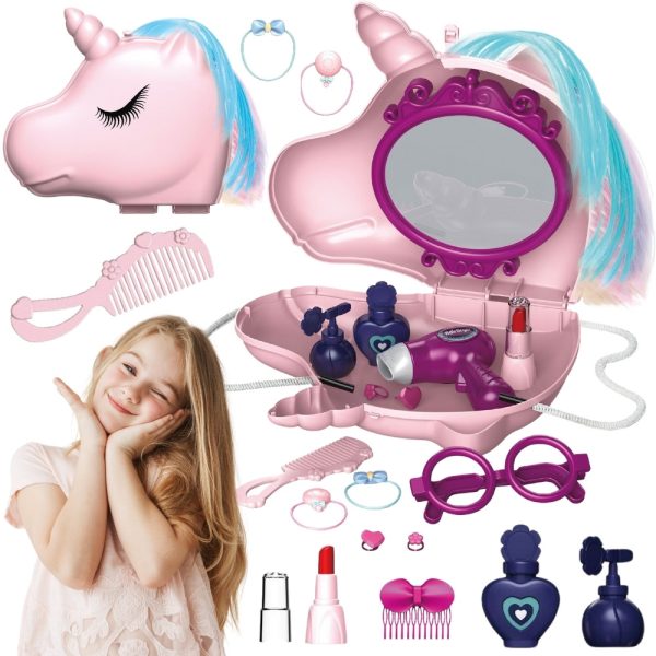WOOPIE-Dressing-Table-for-Girls-2-in-1-Beauty-Salon-in-a-Unicorn-Bag WOOPIE Dressing Table for Girls 2 in 1 Beauty Salon in a Unicorn Bag