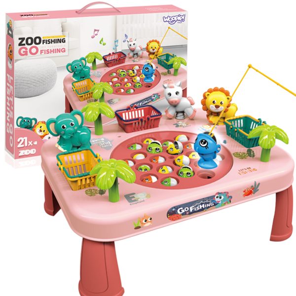 WOOPIE-Fishing-Arcade-Game-Interactive-Table-Pink WOOPIE Fishing Arcade Game Interactive Table Pink