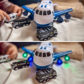 WOOPIE-Foldable-Police-Plane-Transporter-with-3-Police-Cars-XL-Set-Road-Signs-2