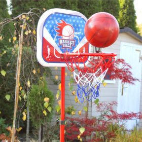 WOOPIE-Freestanding-Basketball-Set-Adjustable-Height-90-170cm-Ball-2