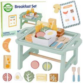 WOOPIE GREEN Breakfast Set and Restaurant - Ordering Game with Tray and Accessories