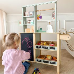 WOOPIE-GREEN-Large-Multifunctional-5-in-1-Shop-Stall-Supermarket-Restaurant-Cafe-Kitchen-73-pieces-1