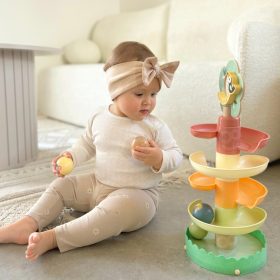 WOOPIE-GREEN-Wooden-Ball-Track-Sensory-Educational-6-pcs-2