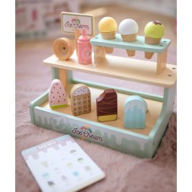 WOOPIE-GREEN-Wooden-Ice-Cream-Shop-Set-with-Ice-Cream-Stand-16-pcs-1