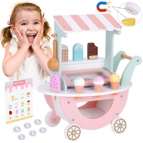 WOOPIE GREEN XXL Ice Cream Shop Pastel Ice Cream Cart