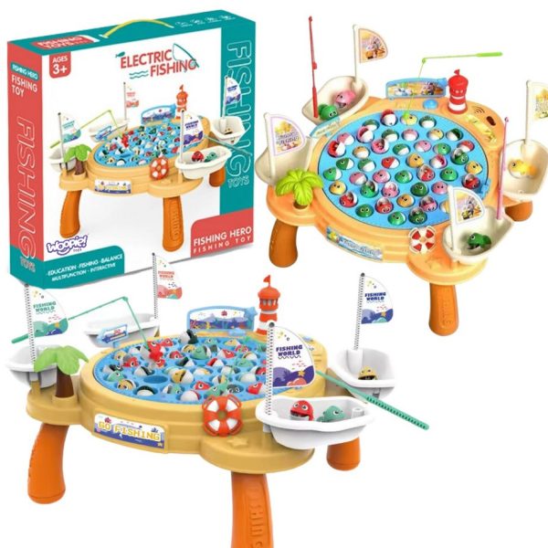 WOOPIE Interactive Magnetic Pirate Fishing Table Game