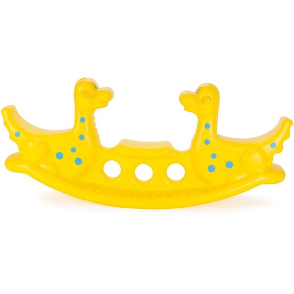 WOOPIE-Multi-Person-Dino-Rocker-Balance-Swing-Yellow WOOPIE Multi-Person Dino Rocker Balance Swing Yellow