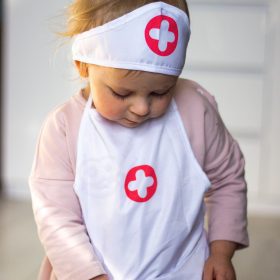 WOOPIE-Nurses-Uniform-Coat-Apron-and-Nurses-Cap-2 Apron