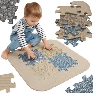 WOOPIE Orthopedic Sensory Mat for Home SPA 12 pcs.