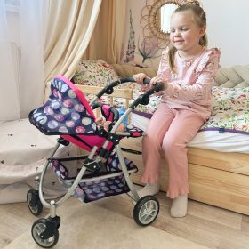 WOOPIE-ROYAL-Dolls-Pram-with-Adjustable-Seat-and-4-Wheels-3