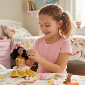 WOOPIE-ROYAL-Emi-Doll-32-cm-Fashionable-Outfit-and-Beautiful-Black-Hair-1