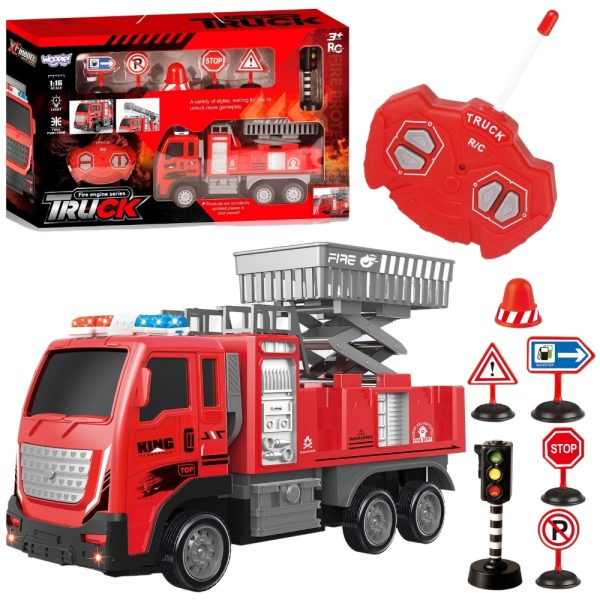 WOOPIE-Remote-Control-Fire-Truck-Lift WOOPIE Remote Control Fire Truck Lift
