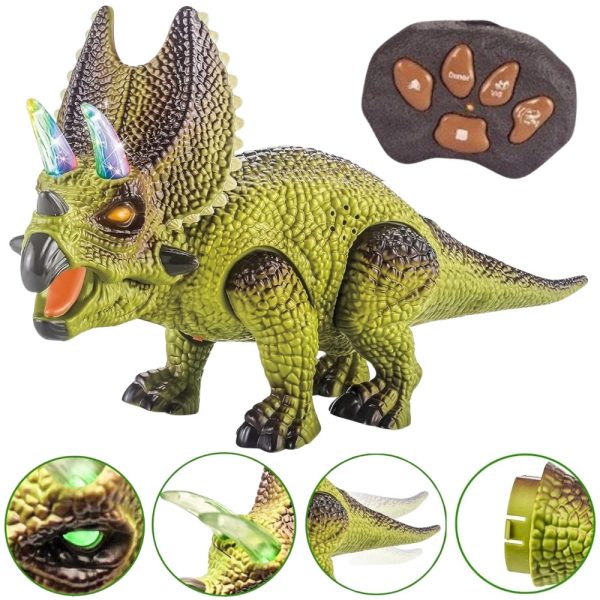 WOOPIE-Remote-Controlled-RC-Dinosaur-Robot-Triceratops WOOPIE Remote Controlled RC Dinosaur Robot Triceratops