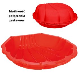 WOOPIE-Sandbox-Pool-Shell-Red-3in1-Dry-Pool-1-pc-2