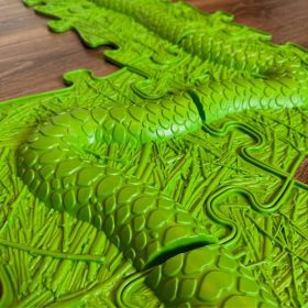 WOOPIE-Sensory-Mat-Orthopedic-Puzzle-Snake-Green-6-pcs-3