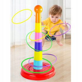 WOOPIE-Skill-Game-Throwing-Ringo-Hoops-at-the-Target-2
