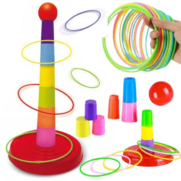 WOOPIE-Skill-Game-Throwing-Ringo-Hoops-at-the-Target WOOPIE Skill Game Throwing Ringo Hoops at the Target