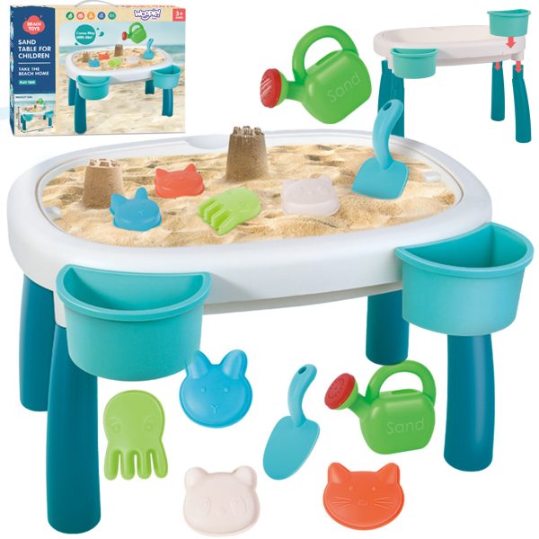 WOOPIE Water Table 2 in 1 Sandbox 7 pcs.