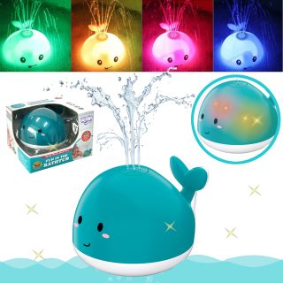 WOOPIE Whale Fountain Bath Toy - Blue