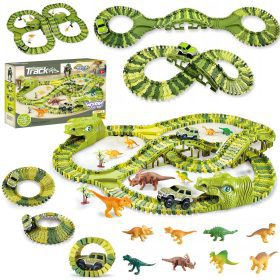 WOOPIE XXL Dinosaurs Car Track 240 pcs.