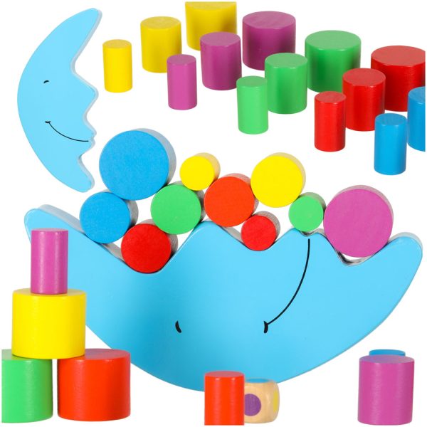 Balansuojantis mėnulio medinis montessori vikrumo žaidimasŽaislai/Teminiai žaislai/Dėlionės Balansuojantis mėnulio medinis montessori vikrumo žaidimas