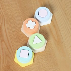 CLASSIC-WORLD-Montessori-Shape-and-Color-Sorter-Puzzle-Tower-2