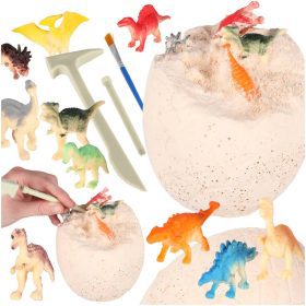 Dinozaurai kasinėjimai XL dinozauro kiaušinis 12 figūrų archeologinis rinkinys