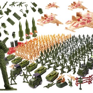 Karių karinio pagrindo figūrėlių rinkinys 307el.