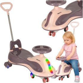 LED Swing FIX S2 gravitacinis paspirtukas su rankena violetinės spalvos ne daugiau kaip 100 kg