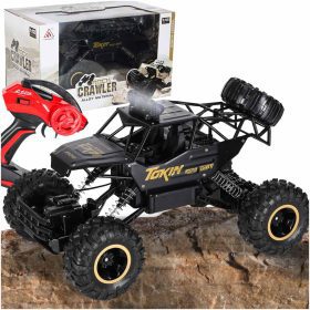 RC automobilis Rock Crawler 1:12 4WD METAL juodasŽaislai/Nuotoliniu būdu valdomi modeliai/Nuotoliniu būdu valdomi automobiliai RC automobilis Rock Crawler 1:12 4WD METAL juodas