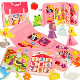 Sensory sensory montessori manipuliatorių lentos kuprinės dėklas rožinisŽaislai / mokomieji žaislai Sensory sensory montessori manipuliatorių lentos kuprinės dėklas rožinis