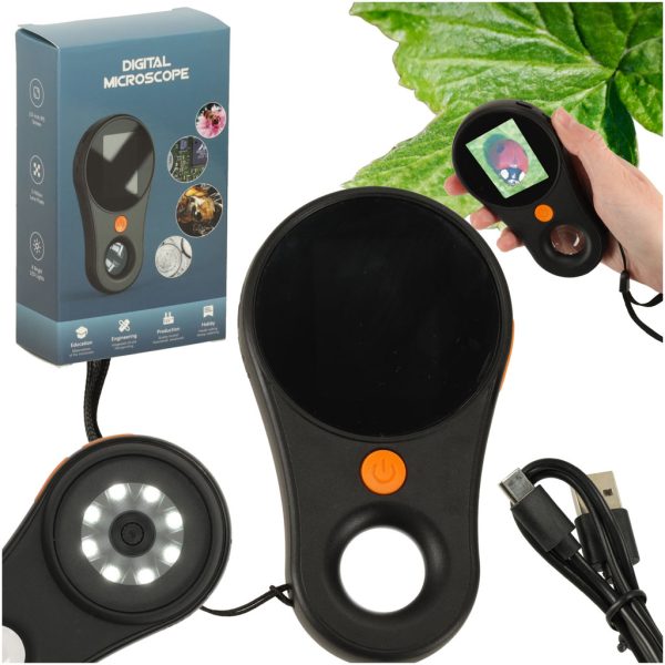 Skaitmeninis mikroskopo didintuvas 500x 2MpxŽaislai/žaislai STEM Skaitmeninis mikroskopo didintuvas 500x 2Mpx