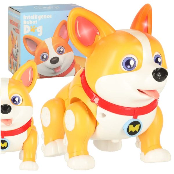 Šuo šuo interaktyvus robotas Corgi šviečiančios ausys muzikaŽaislai / elektroniniai žaislai Šuo šuo interaktyvus robotas Corgi šviečiančios ausys muzika