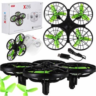 "Syma X26" kliūčių vengimo RC dronas 2.4Ghz be galvos