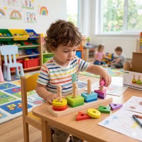 TOOKY-TOY-Shape-Sorter-with-Colorful-Montessori-Blocks-2