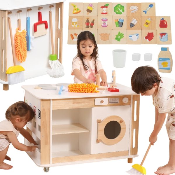 VIGA-3-in-1-Home-Center-with-Accessories-–-Learning-and-Fun-for-Children VIGA 3-in-1 Home Center with Accessories – Learning and Fun for Children